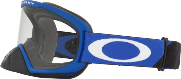 Oakley O-Frame 2.0  PRO MX Tuff Blocks мотоочки, сине-черный, прозрачная линза