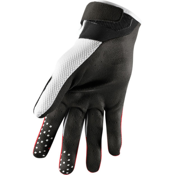 Thor Draft Red/White мотоперчатки