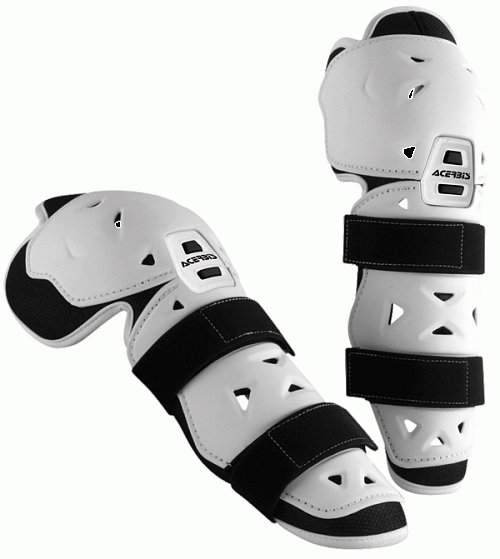 Acerbis Profile наколенники детские, белый