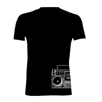 Primal Boom Box T-Shirt футболка, черный