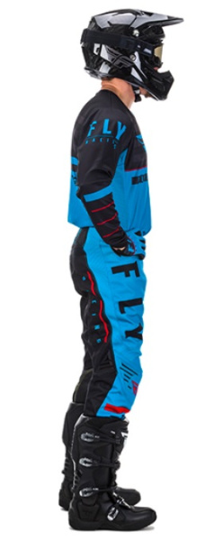 Fly Racing Kinetic K120 2020 комплект, сине-черный Fly Racing Kinetic K120 2020 комплект, сине-черный