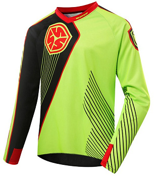 Scoyco T205 джерси, черно-зеленый