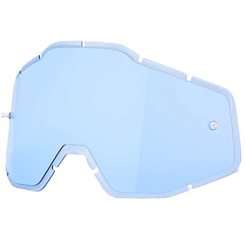 100% Racecraft/Accuri/Strata Anti-Fog Injected Blue линза