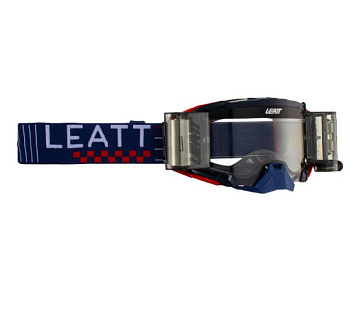 Leatt Velocity 5.5 Roll-Off Royal / Clear 83% мотоочки, двойная линза