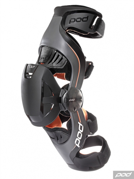 POD K1 YTH наколенники подростковые, серо-оранжевый