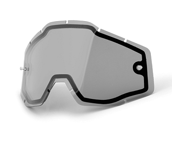 100% Racecraft/Accuri/Strata Enduro Dual Lens Smoke линза двойная, дымчатый