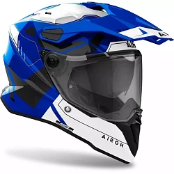 Airoh Commander 2 Reveal Blue шлем эндуро, синий