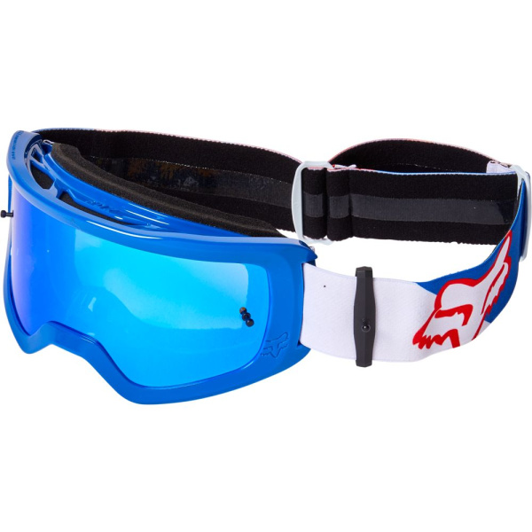 Fox Main Skew Mirrored Spark White/Red/Blue мотоочки