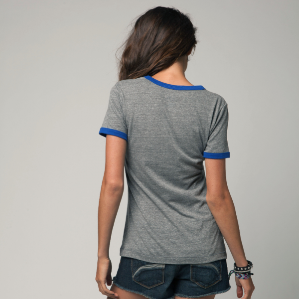 Fox Girls Winning Run Ringer Tee футболка женская, серый Fox Girls Winning Run Ringer Tee футболка женская, серый