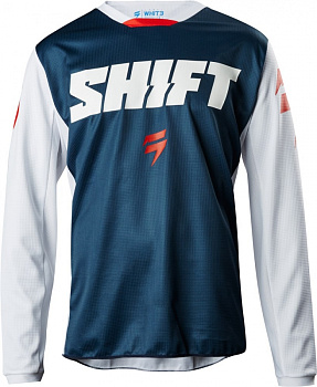 Shift White Ninety Seven 2018 джерси, бело-темно-синий