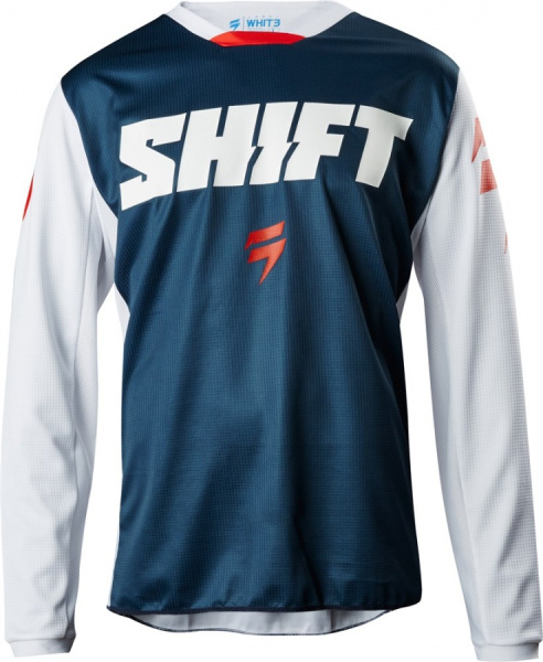Shift White Ninety Seven 2018 джерси, бело-темно-синий