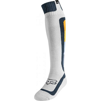 Fox Murc Coolmax Thick мотоноски, бело-серый