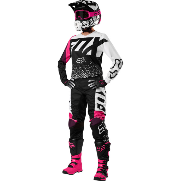 Fox Racing 180 Girls Youth 2018 комплект подростковый, черно-розовый