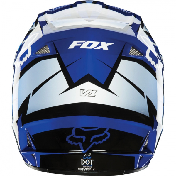 Fox Racing V1 Race ECE шлем кроссовый, синий