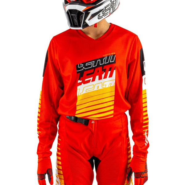 Leatt 3.5 Ride Kit Junior 2025 Red комплект подростковый, мотоштаны + джерси Leatt 3.5 Ride Kit Junior 2025 Red комплект подростковый, мотоштаны + джерси