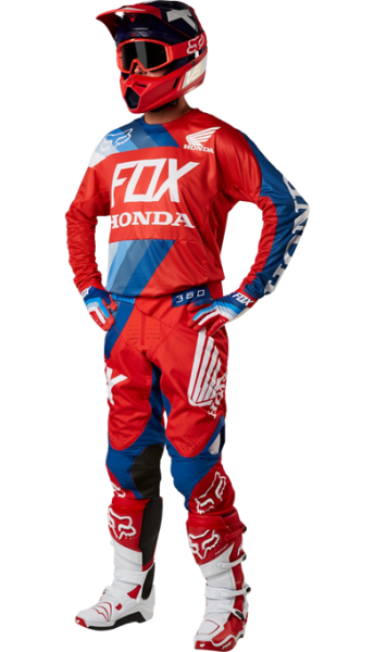 Fox Racing 360 Honda 2018 комплект, красно-синий Fox Racing 360 Honda 2018 комплект, красно-синий
