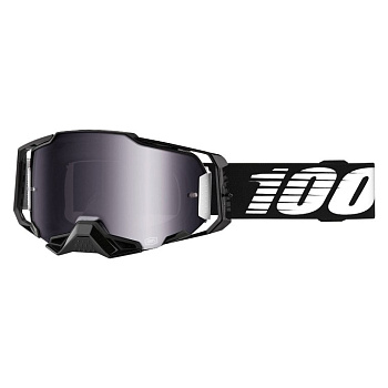 100% Armega Black / Silver Flash Mirror Lens мотоочки