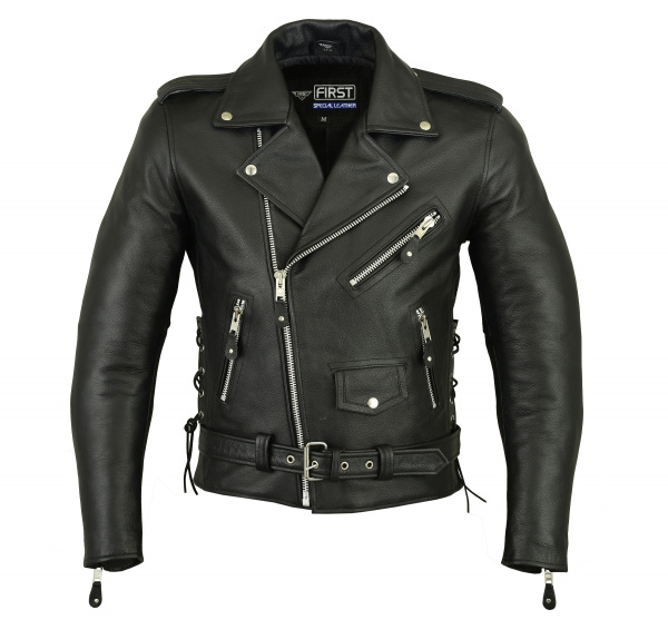 First Brando мотокуртка косуха с защитой, черный