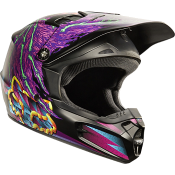 Fox Racing Youth V1 Dragnar шлем подростковый, черный