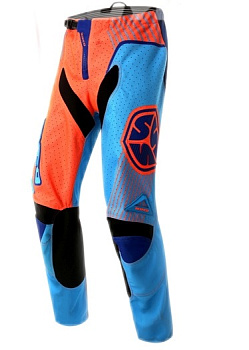 Scoyco Р048 мотоштаны кросс, сине-оранжевый