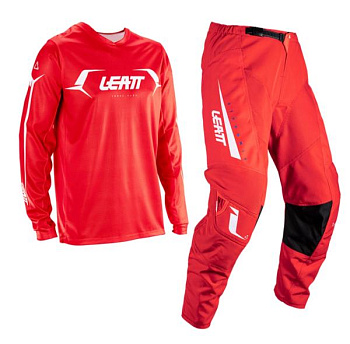 Leatt 3.5 Ride Kit Junior 2026 Red комплект подростковый, мотоштаны + джерси, красный