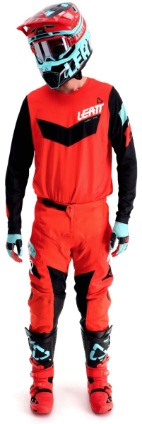 Leatt 3.5 Jr Ride Kit 2023 Red комплект подростковый, мотоштаны + джерси