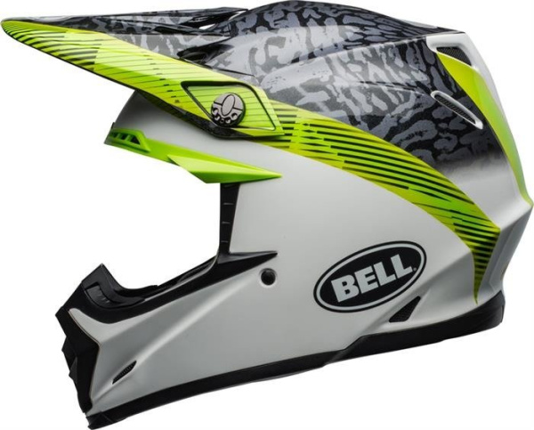 Bell Moto-9 Mips Chief шлем кроссовый, салатово-серый