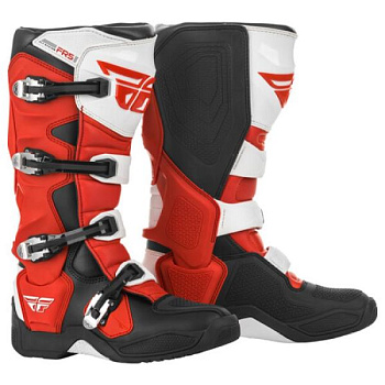 Fly Racing FR5 мотоботы кроссовые, красно-черно-белый Fly Racing FR5 мотоботы кроссовые, красно-черно-белый