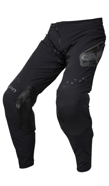 Seven Zero Staple Youth Black мотоштаны подростковые