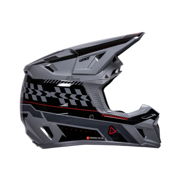 Leatt Kit Moto 8.5 V26 Grey шлем кроссовый + Velocity 5.5 мотоочки