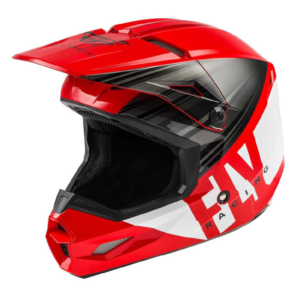 Fly Racing Kinetic K220 2020 шлем кроссовый, красно-черно-белый Fly Racing Kinetic K220 2020 шлем кроссовый, красно-черно-белый