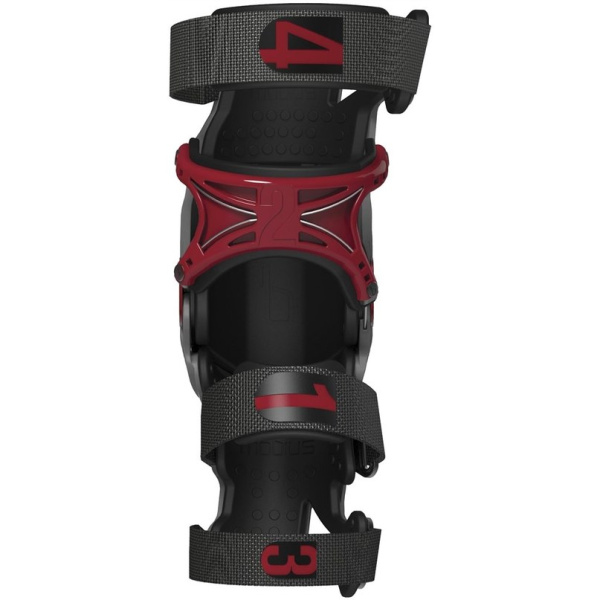 Mobius X8 Knee Brace наколенники, серо-красный Mobius X8 Knee Brace наколенники, серо-красный