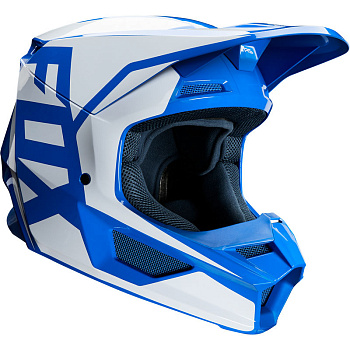 Fox Racing V1 Prix 2020 Blue шлем кроссовый