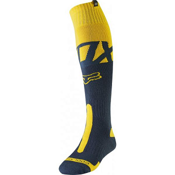 Fox Kila Coolmax Thick мотоноски, желто-синий