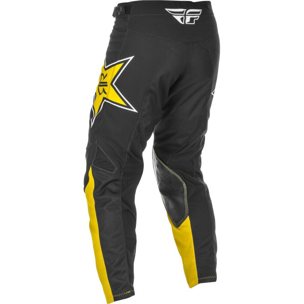 Fly Racing Kinetic Rockstar 2021 мотоштаны, желто-черный Fly Racing Kinetic Rockstar 2021 мотоштаны, желто-черный