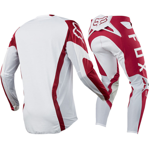 Fox Racing Flexair Preest комплект, темно-красно-белый