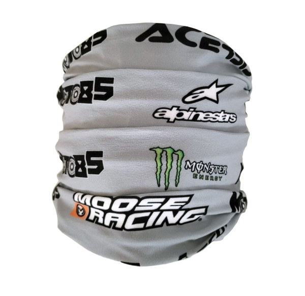 Moto85 баф мотоциклетный, серый