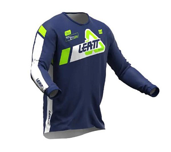 Leatt 3.5 Ride Mini 2024 Blue джерси детская Leatt 3.5 Ride Mini 2024 Blue джерси детская