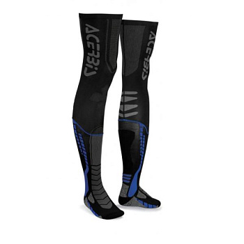 Acerbis X-LEG Pro Black/Blue чулки под наколенники с носком