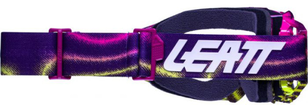 Leatt Velocity 5.5 Zebra Neon / Light Grey 58% мотоочки, двойная линза
