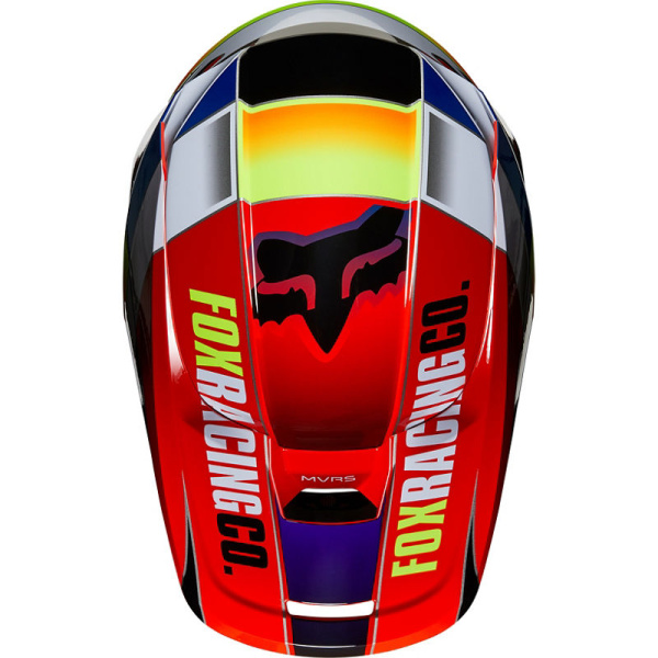 Fox Racing V1 Yorr 2020 шлем кроссовый, сине-красный