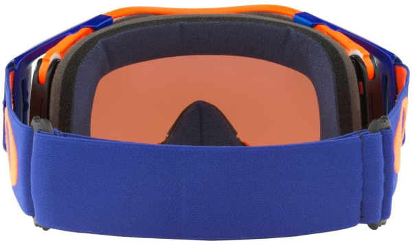 Oakley Airbrake Orange / Blue Prizm MX Sapphire мотоочки (OO7046-61)