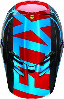 Козырек к шлему Fox V4 Libra, синий