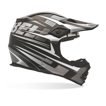 Bell MX-2 Breaker MX шлем кросс, черно-белый