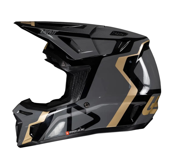 Leatt Kit Moto 8.5 V25 Black шлем кроссовый + Velocity 5.5 мотоочки