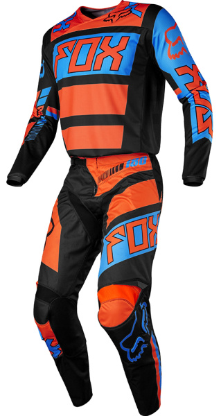 Fox Racing 180 Falcon 2017 комплект, черно-сине-оранжевый