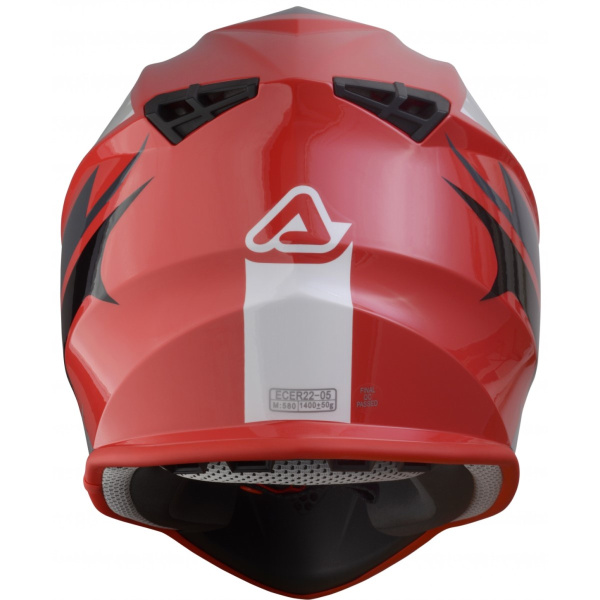 Acerbis Linear Red/White шлем внедорожный