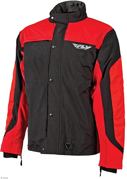 Fly Racing Aurora мотокуртка зимняя, красно-черный