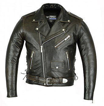 First M771BRT Косуха мужская кожаная, коричневый, XS-3XL First M771BRT Косуха мужская кожаная, коричневый, XS-3XL