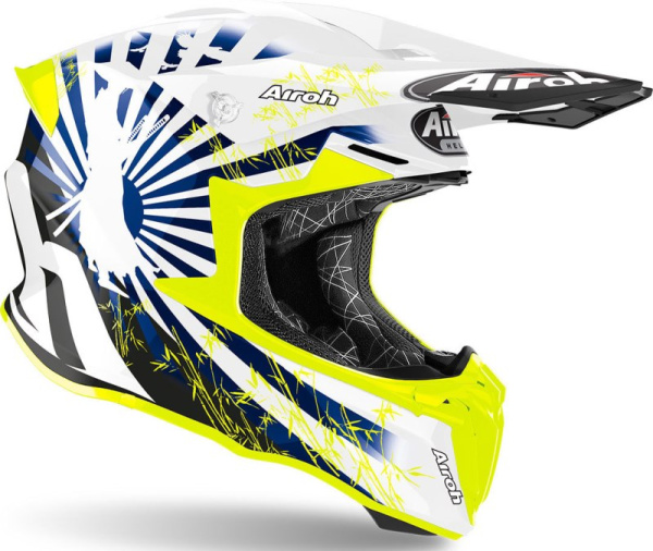 Airoh Twist 2.0 Katana Blue Gloss шлем внедорожный Airoh Twist 2.0 Katana Blue Gloss шлем внедорожный